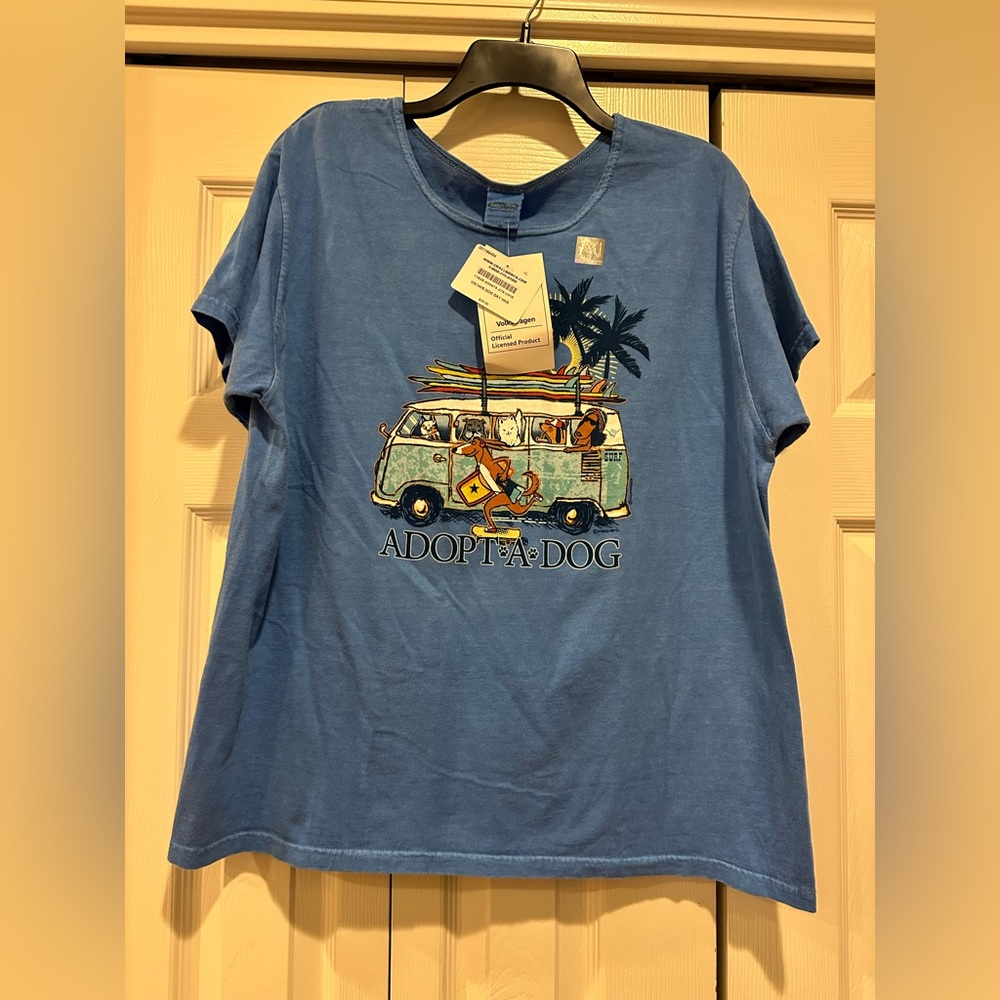 NWT Crazy Shirts Hawaii Adopt A Dog Tee T Shirt  Sz XL Surf Volkswagon …